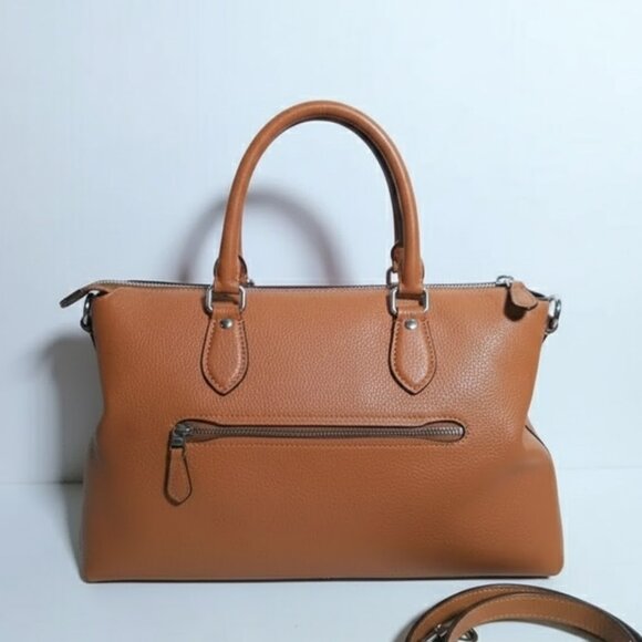 Coach Georgia Satchel Bag Light Saddle CBM11 - Picture 7 of 9